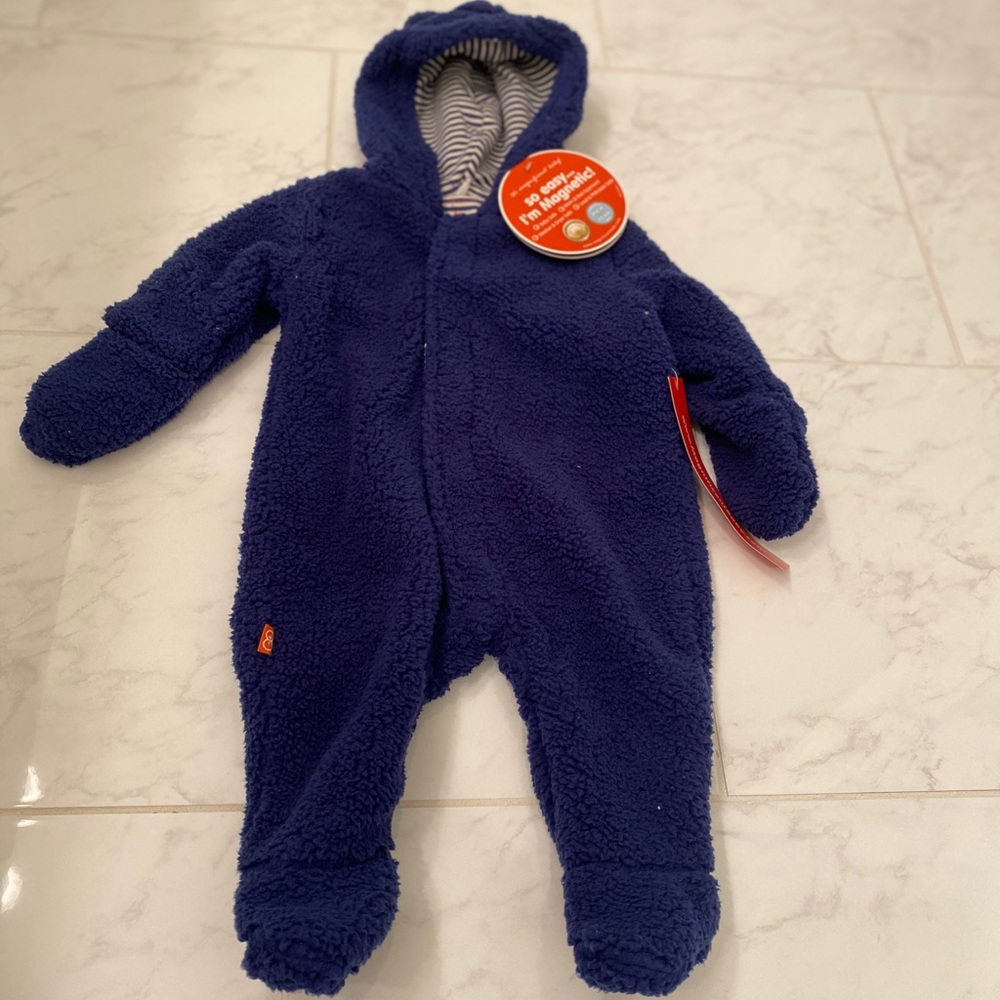 Cozy navy onesie